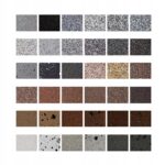 Tynk Mozaikowy 36 Wariantów Mozaika Komplet 4 Różnych Próbek Na Podłożu